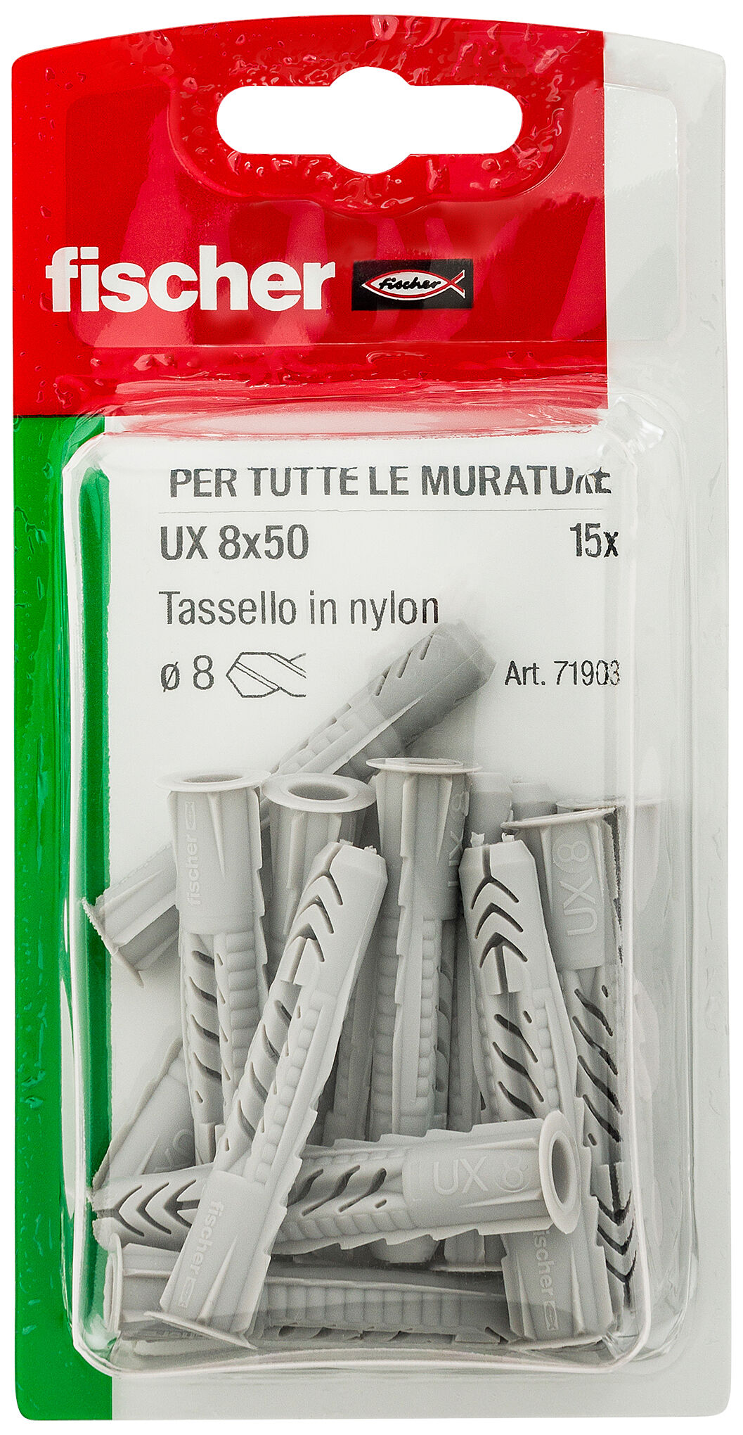 Confezione: "UX 8x50 tassello in blister"