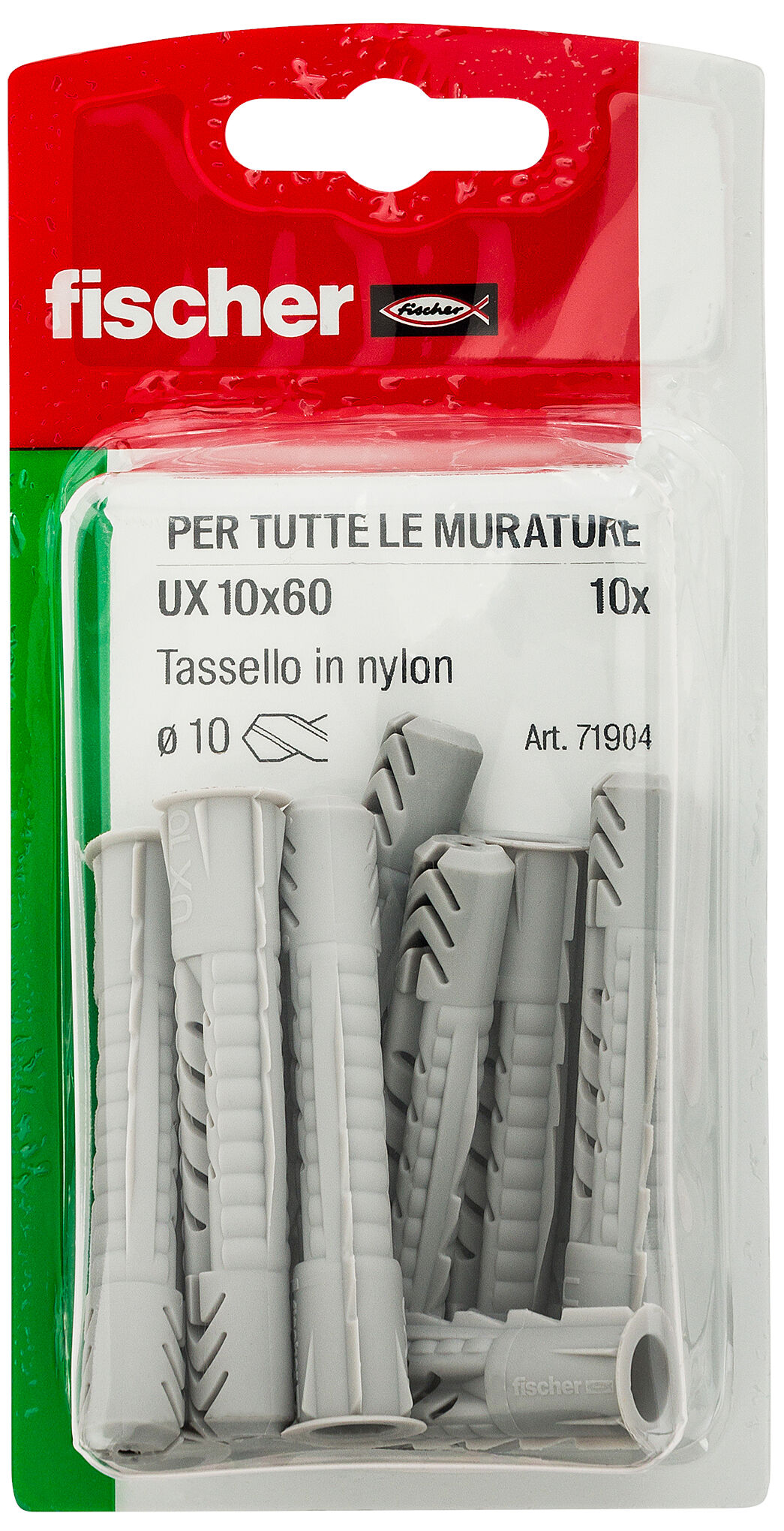 Confezione: "UX 10x60 tassello in blister"