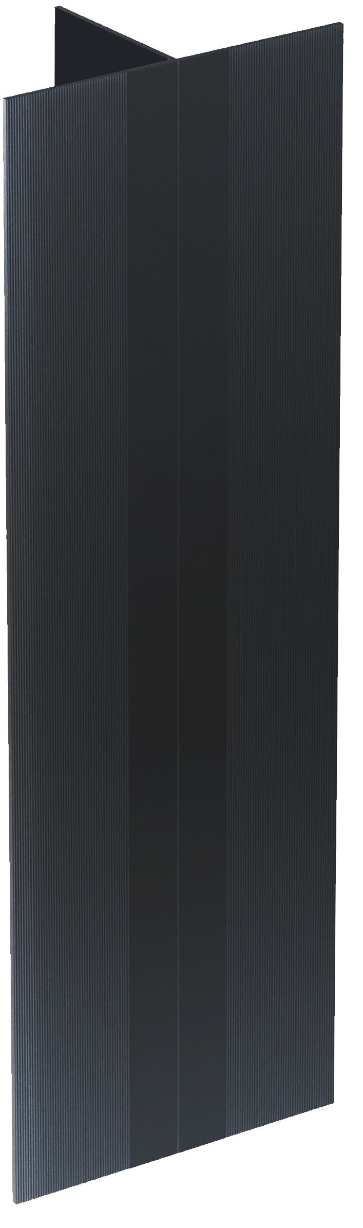 Product Picture: "fischer vertical T-Profile 110/52/2 black, 6 m"