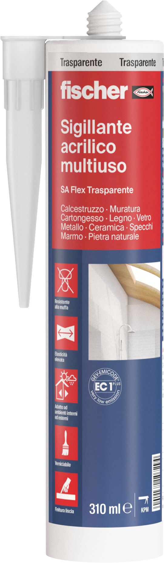 Sigillante acrilico elastico SA TRASPARENTE