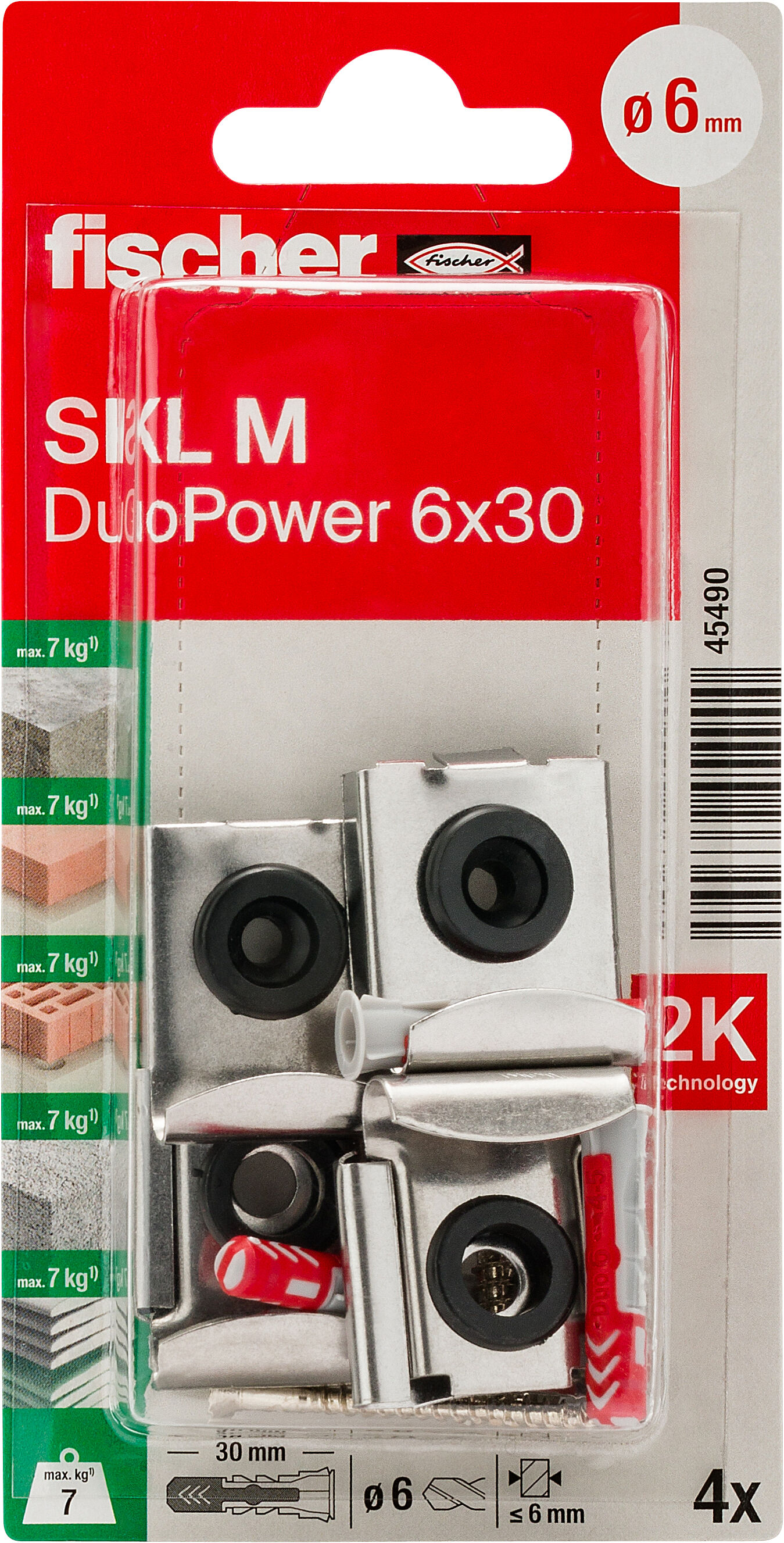 Verpackung: "fischer Spiegelbefestigung SKL M"