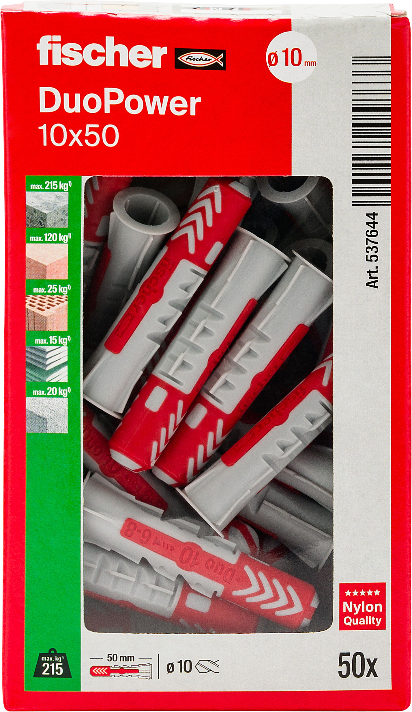 Packaging: "fischer DuoPower 14 x 70"