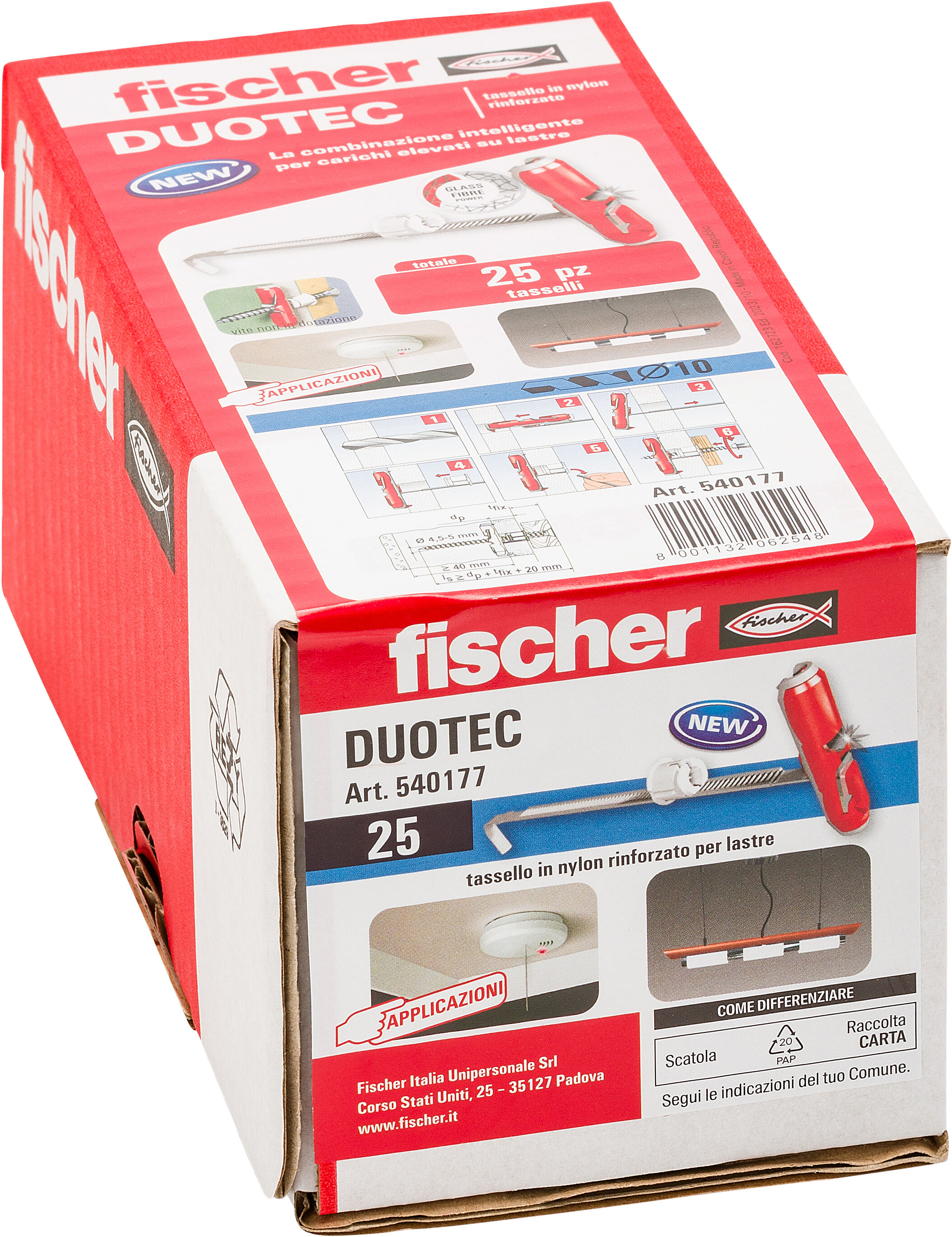 Confezione: "DuoTec 10 fissaggio ad ancora"