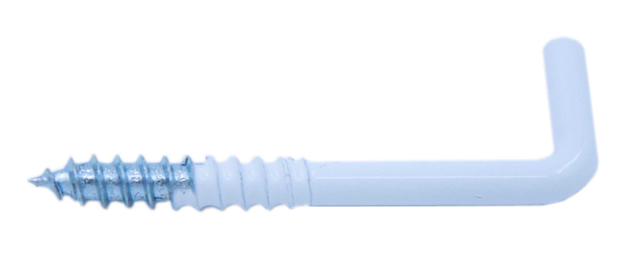 Vinkelskruekrok hvit