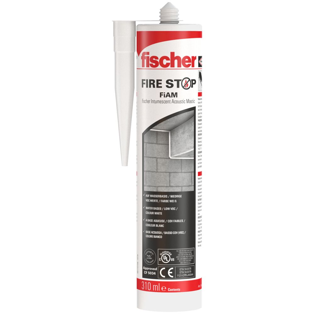 Mastic acrylique DA 4 blanc 310 ml Fischer