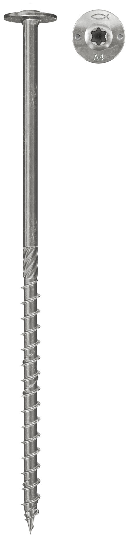 Wood construction screw Power-Fast FPF-WT A2P