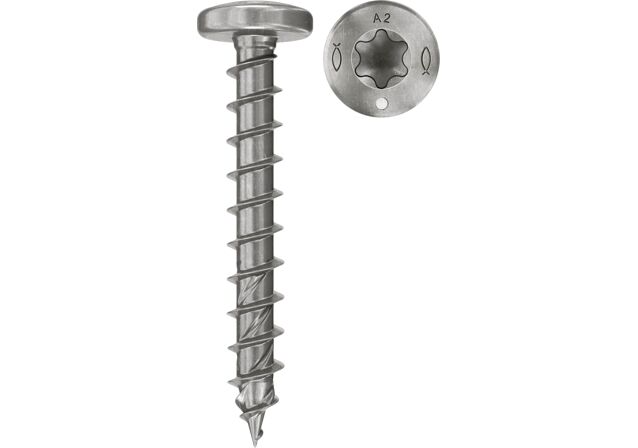 Produktbild groß: "Spanplattenschrauben PowerFast FPF II PTF A2"