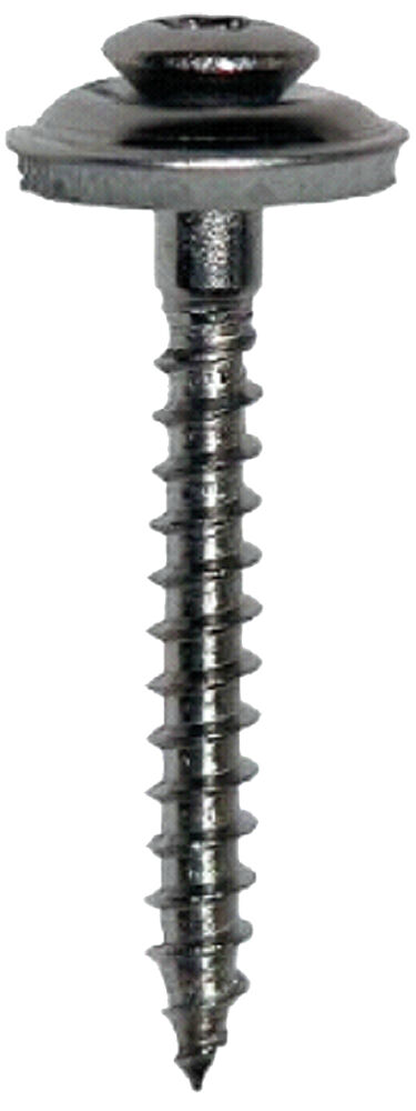 FRS-LTS A2 tag- og facadeskrue med linsehoved og 2-del skive ø15 mm med EPDM gummi