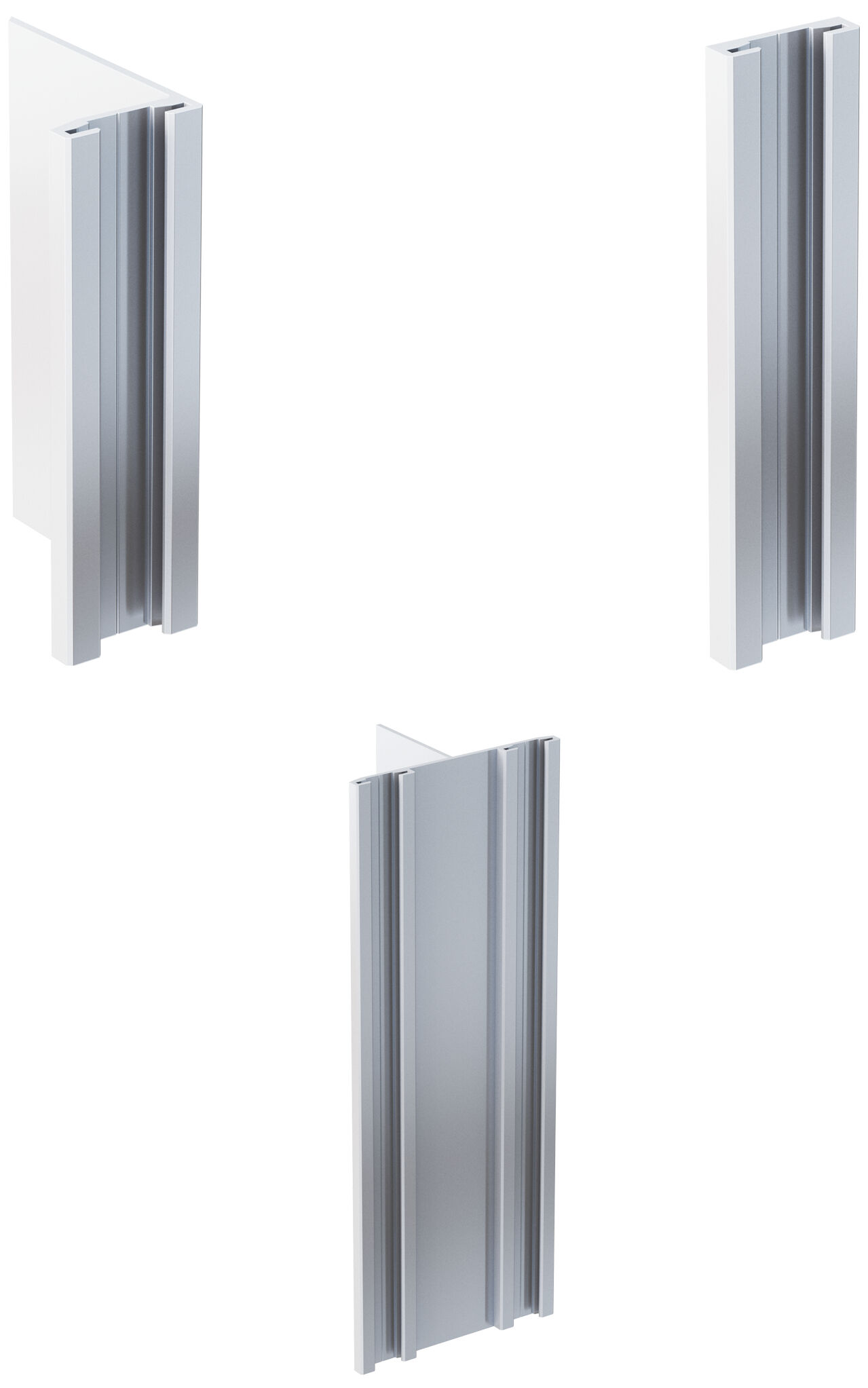 Perfiles verticales para sistema de sujeción de paneles ATK102