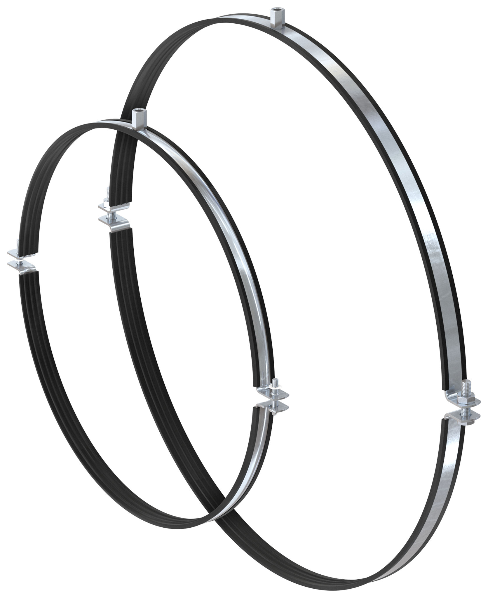 Abraçadeira para conduta de ventilação LGS