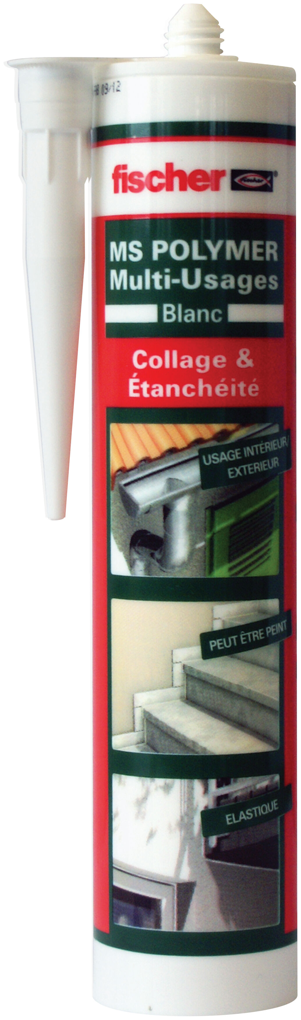 Mastic colle polymère - GEB MS - Multi-usage - Cartouche de ..