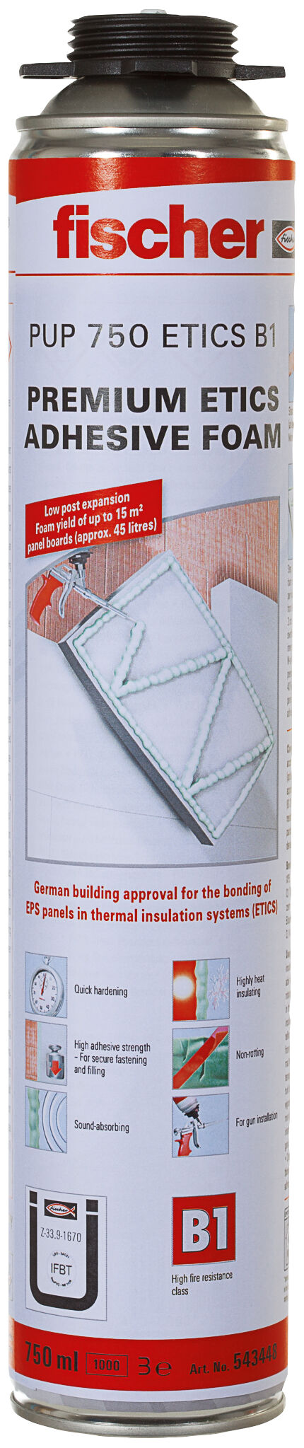 Product Category Picture: "1c adhesive foam PUP ETICS 750"