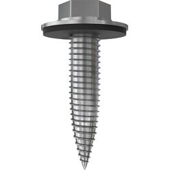 Self-drilling screws with EPDM gasket