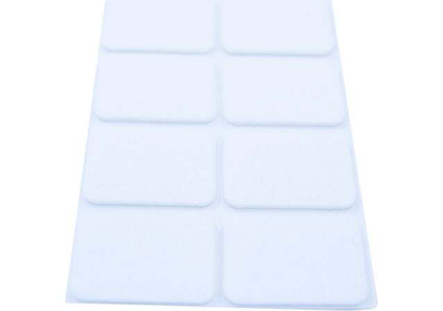 Product Picture: "Filt 100x100 hvid, selvklæbende"