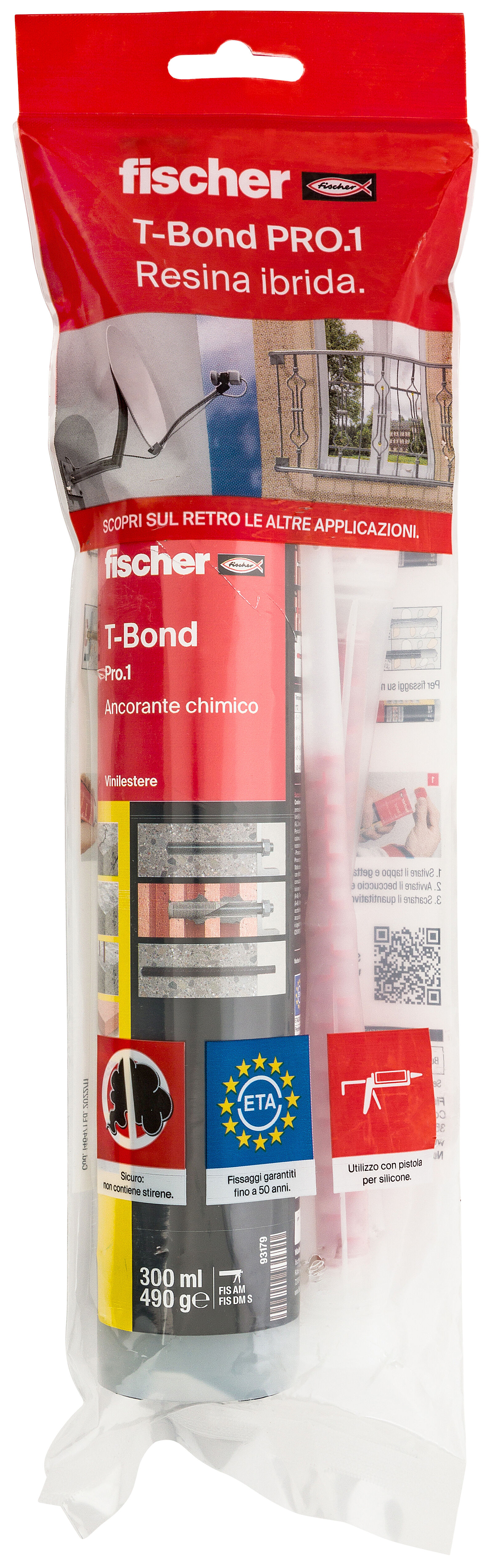 Foto Prodotto: "T-BOND 300 K ancorante chimico"