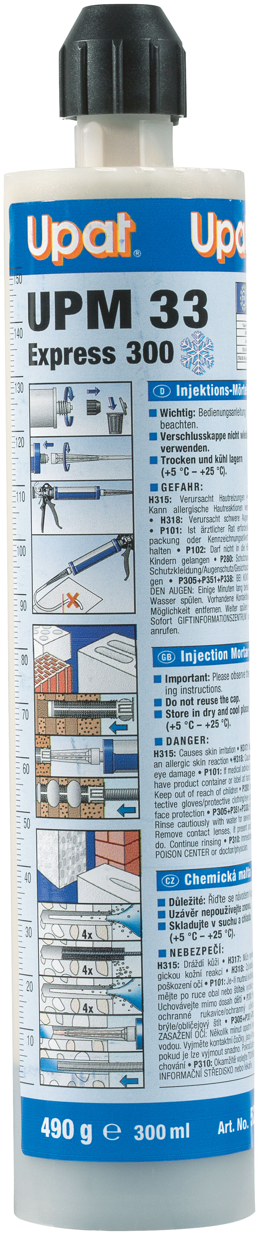 Produktbild: "Upat Injektionsmörtel UPM 33 Express 300 ml"