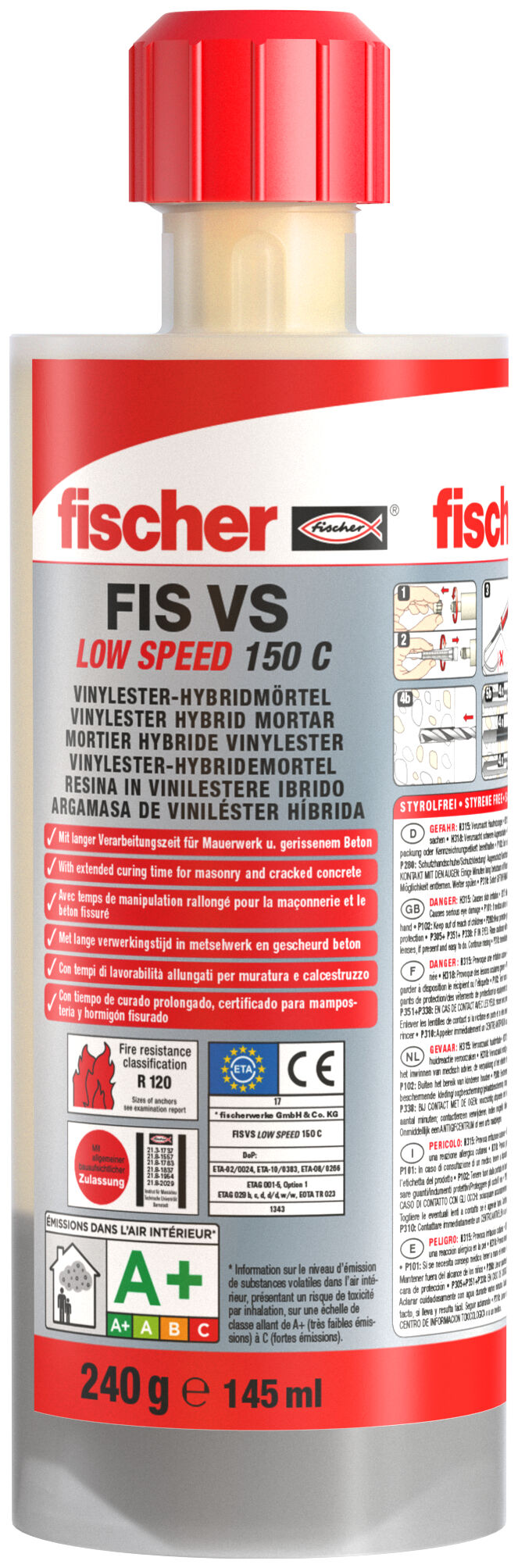 Product Picture: "fischer Injection mortar FIS VS LOW SPEED 150 C"