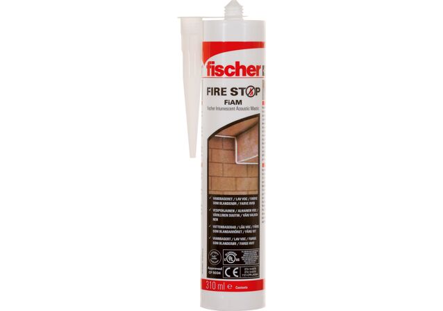Product Picture: "fischer Intumescent Acoustic Mastic FiAM 310"