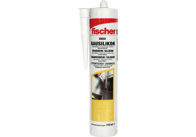 Product Picture: "fischer roof and wall silicone standard DBSI transparent 310 ml"