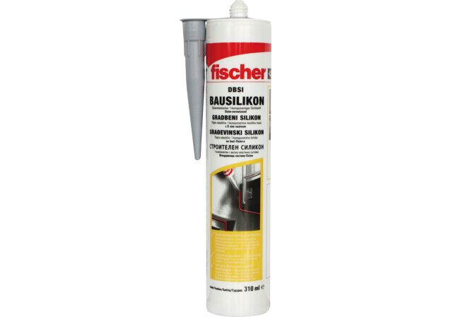 Product Picture: "fischer roof and wall silicone standard DBSI grey 310 ml"