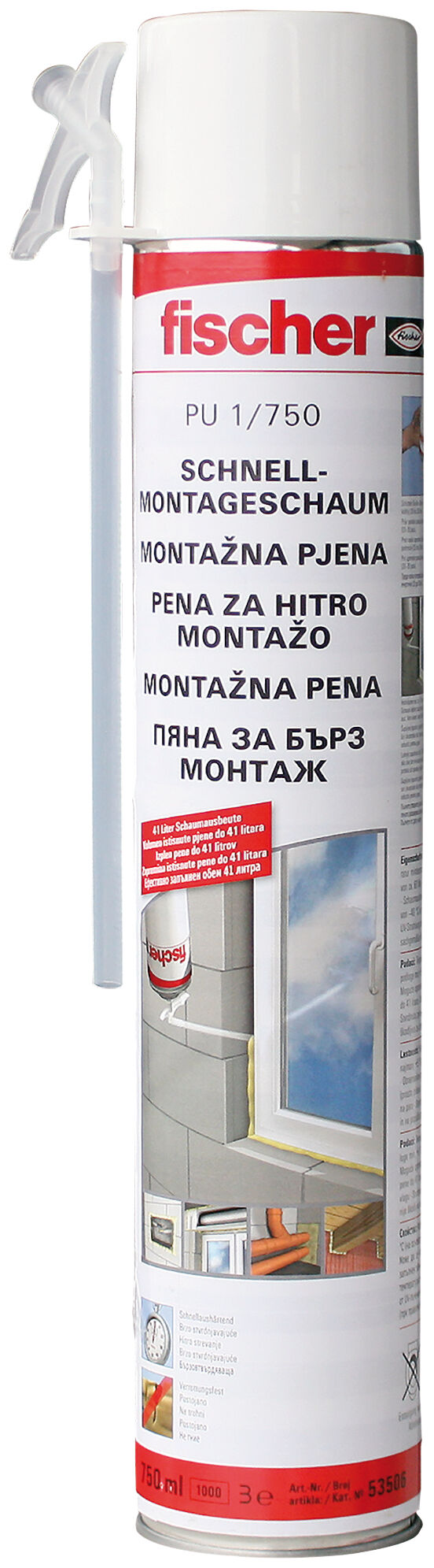 Product Picture: "fischer quick assembly foam PU 1/750"