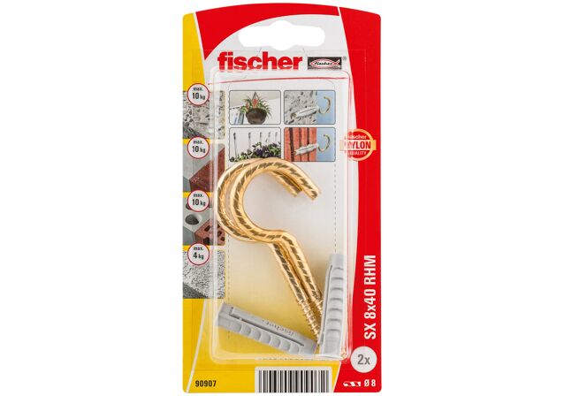 Packaging: "fischer anchor RHM 82 with round hook"
