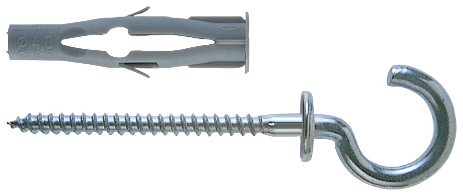 Foto Prodotto: "FU 6x35 R tassello con collarino con occhiolo aperto"