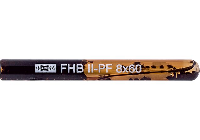 Product Picture: "Ampoule de résine FHB II-PF 8 x 60 prise rapide"