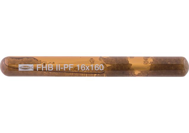 Product Picture: "Ampoule de résine FHB II-PF 16 x 160 prise rapide"