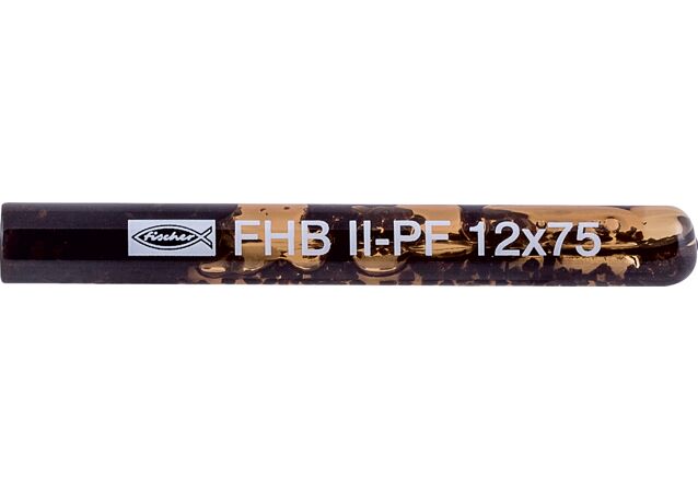 Product Picture: "fischer Resin capsule FHB II-PF 12 x 75 HIGH SPEED"