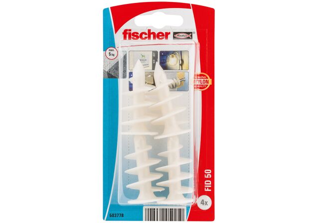 Packaging: "fischer Insulation fixing FID 50 K SB-card"