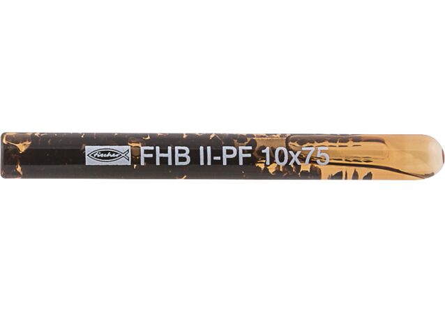 Product Picture: "Ampoule de résine FHB II-PF 10 x 75 prise rapide"