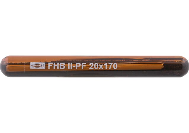Product Picture: "ガラスカプセル FHB-Ⅱ-PF (超速硬タイプ) 仕様 20 x 170"