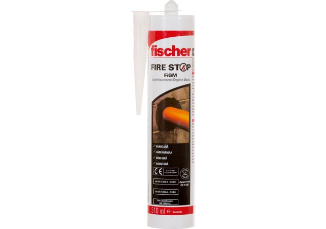 Product Picture: "fischer Intumescent Graphite Mastic FiGM 310 ml"
