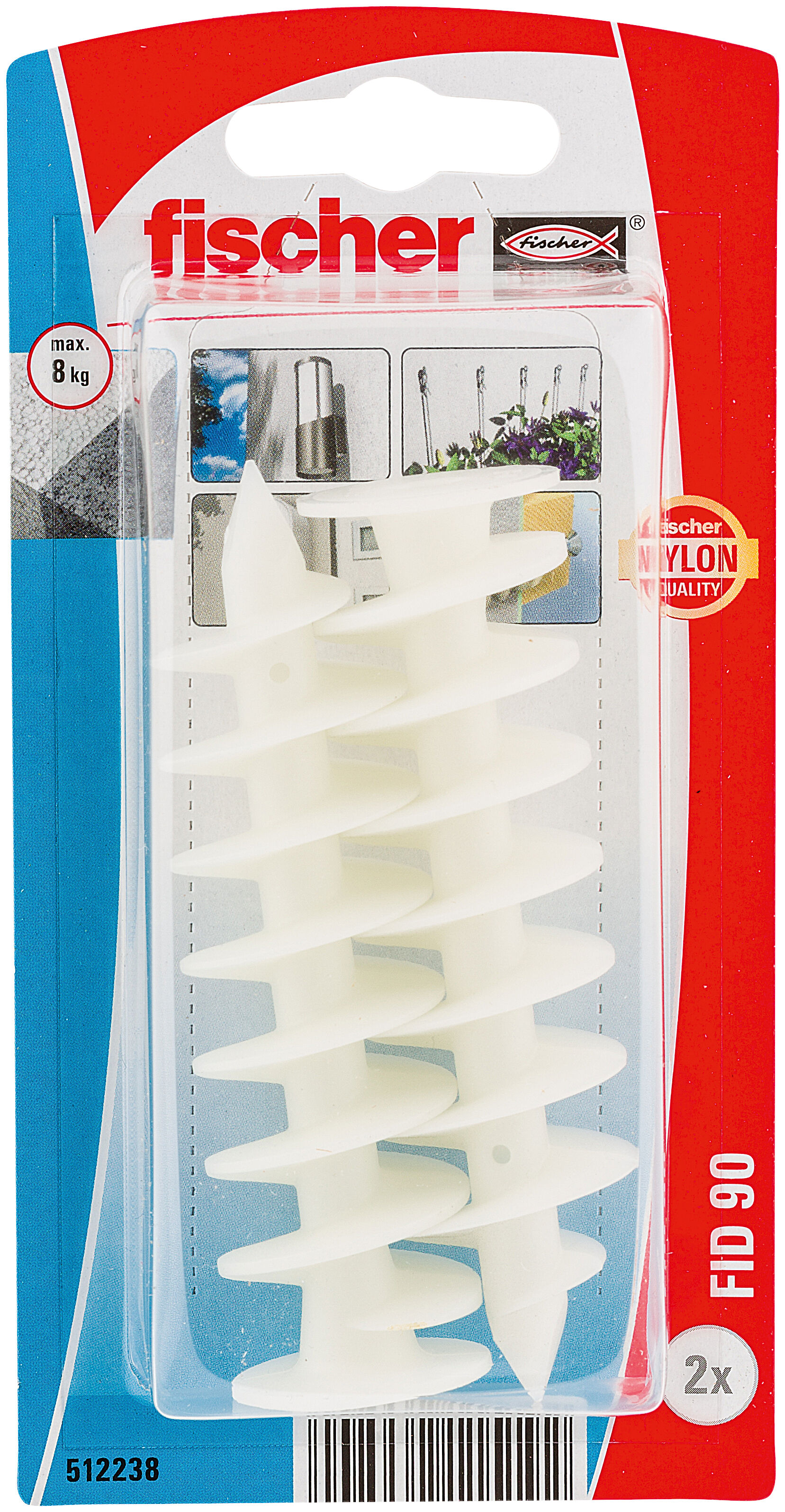 Verpackung: "fischer Dämmstoffdübel FID 90 K"