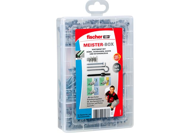 Product Picture: "fischer Meister-Box GK + Screws + Hooks"