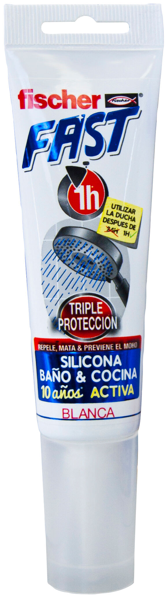 Product Picture: "Cartucho de Silicona Sanitaria FAST Transparente - 80 ml"