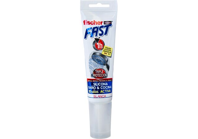 Product Picture: "fischer SILICONE FAST 80ML TRANSPARENTE"