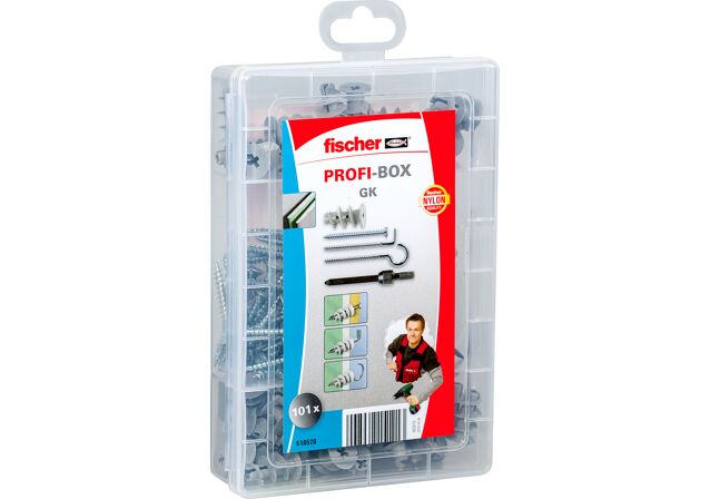 Product Picture: "fischer Profi-Box GK gisplaatpluggen met schroeven en haken"