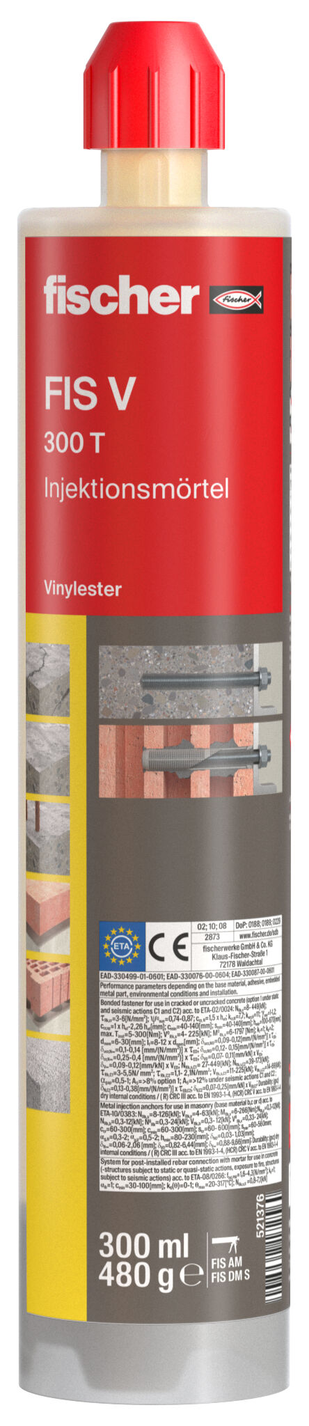 Product Picture: "fischer Injection mortar FIS V 300 T"