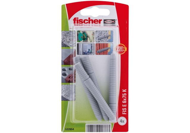 Packaging: "fischer Internal threaded sockets FIS E 6 x 75 K"