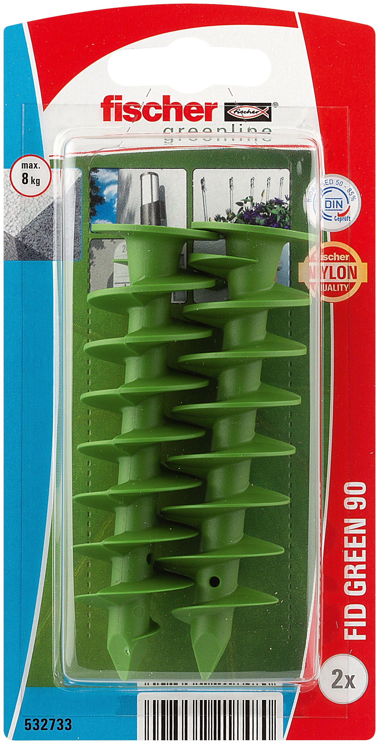 Packaging: "Дюбель для термоизоляции FID Green 90 K NV"