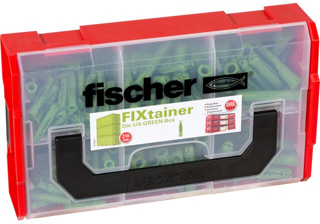 Produktbild: "fischer FixTainer - UX Green (210 Teile)"