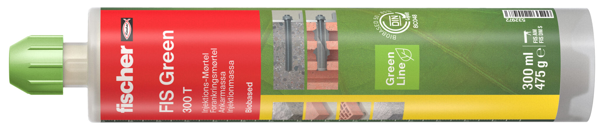 Product Picture: "fischer Injection mortar FIS Green 300 T"