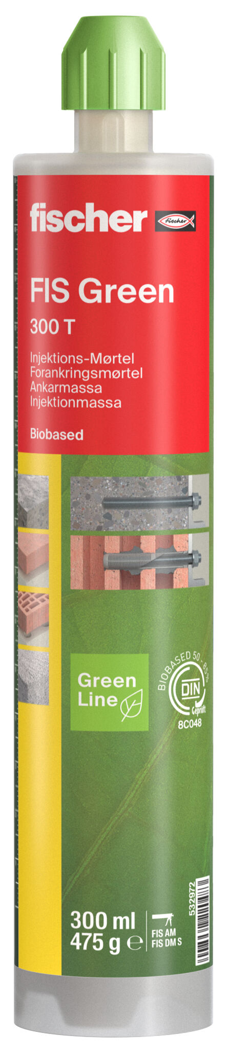 Product Picture: "fischer Injection mortar FIS Green 300 T"