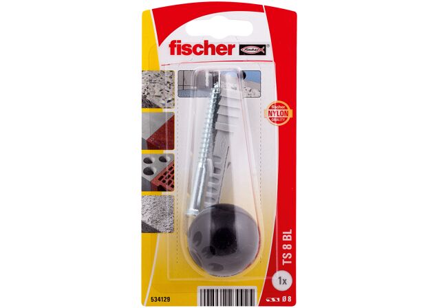 Packaging: "fischer doorstop TS 8 BL K NV"