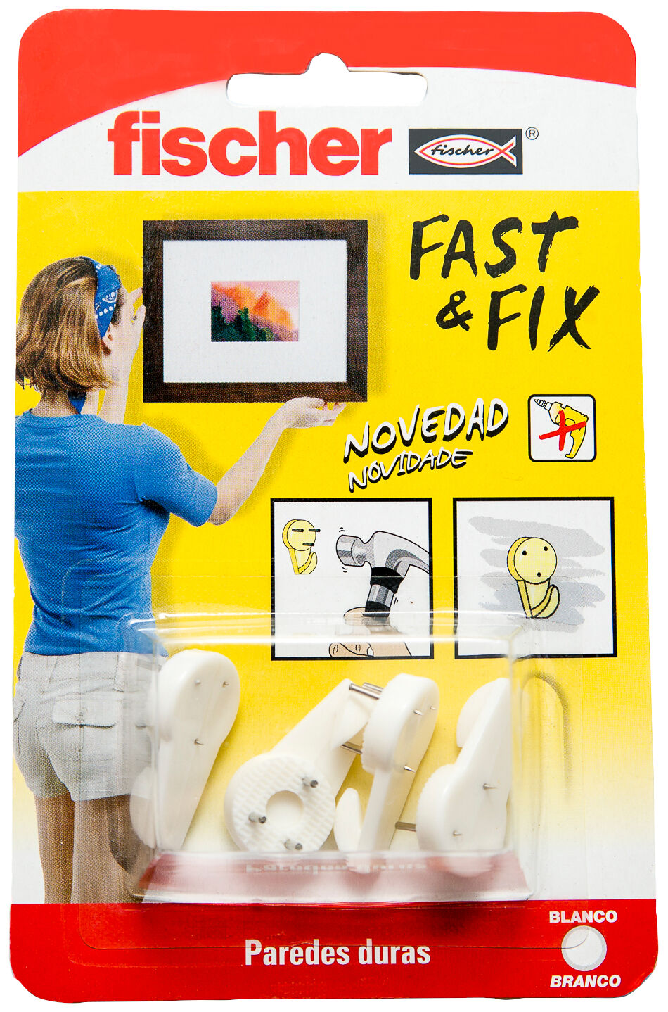 Product Picture: "fischer COLGADOR 3 PUNTAS Fast & Fix"