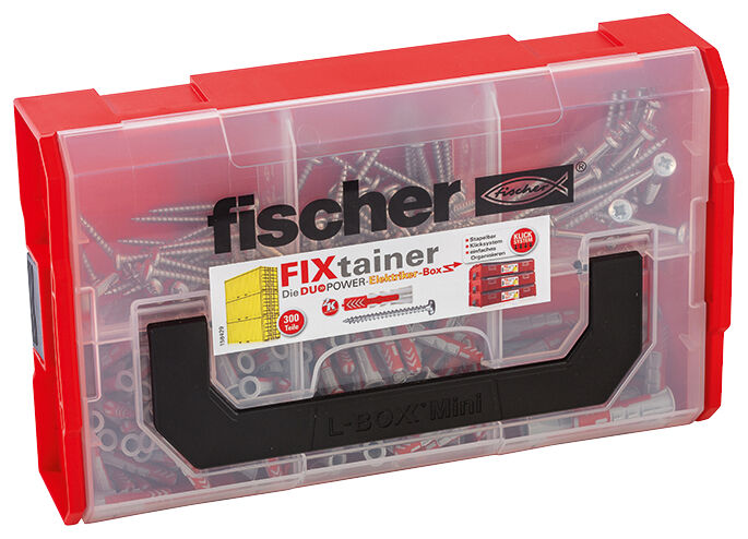 Product Picture: "fischer FixTainer - DuoPower electrician (300 parts)"