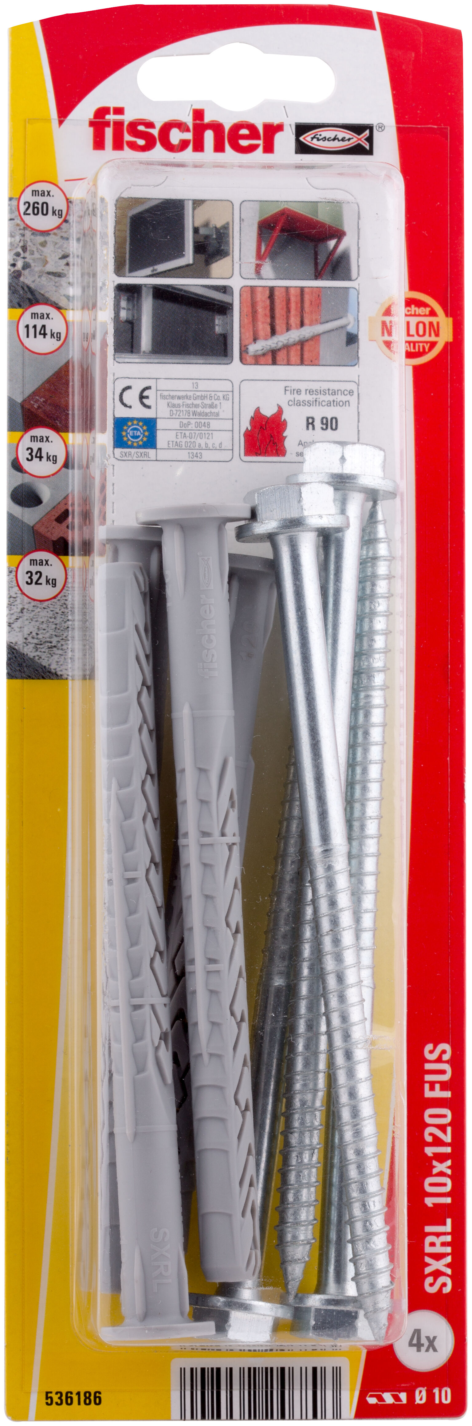 Packaging: "SXRL 10 x 120 FUS K NV"