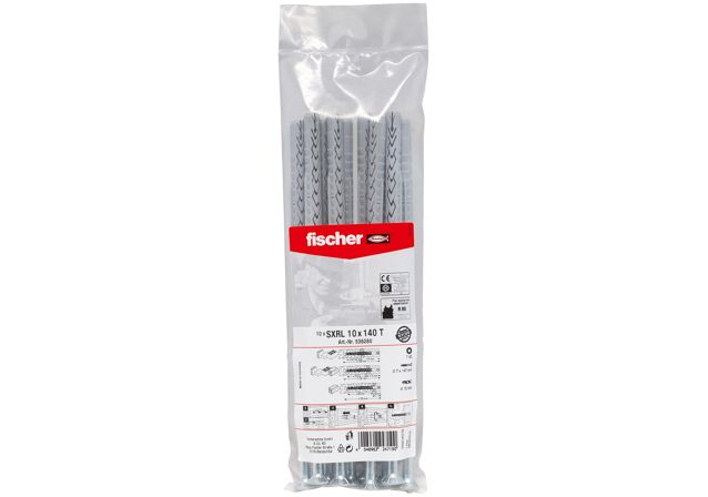 Συσκευασία: "fischer SXRL 10x140 T Στήριγμα πλαισίων σε σακουλάκι"